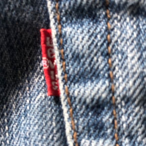 Levis 505 straight jeans sz 16 Reg/ 28 x 28, med wash/5 pocket - Picture 13 of 14